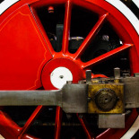 Replica steam engines were quite authentic looking