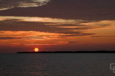 Sunset over the Atlantic