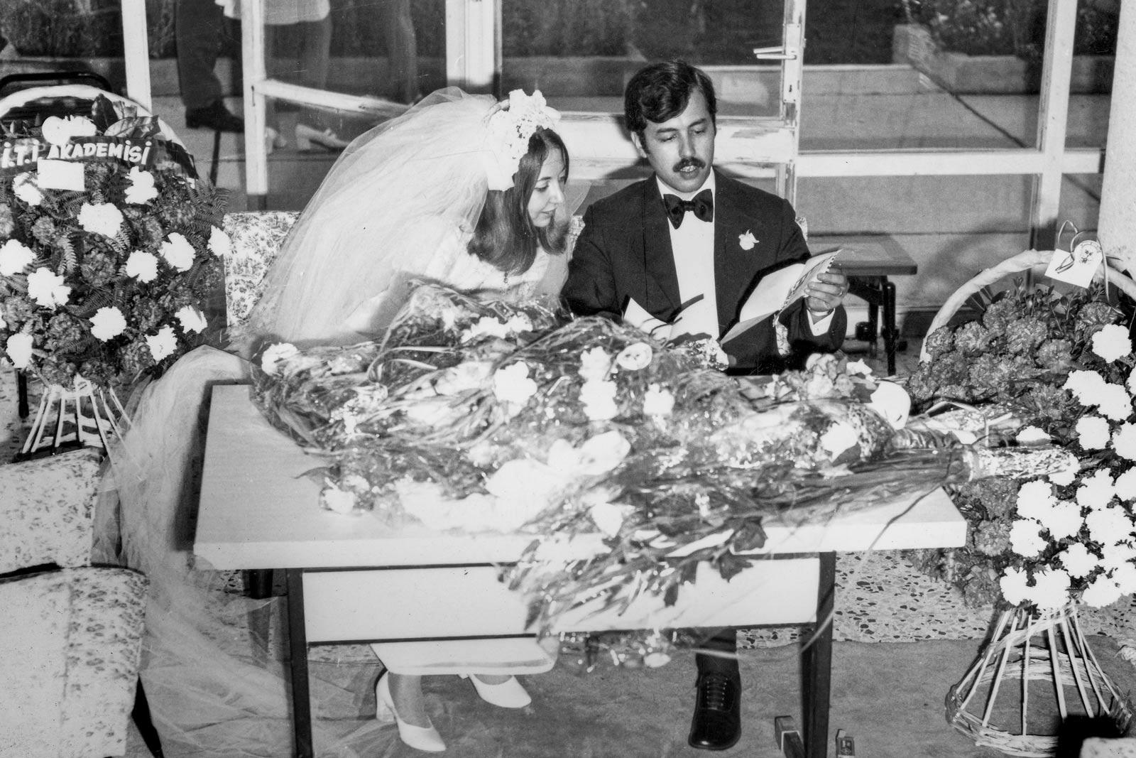 Jan, Cemal wedding day May 20, 1971. Happy anniversary