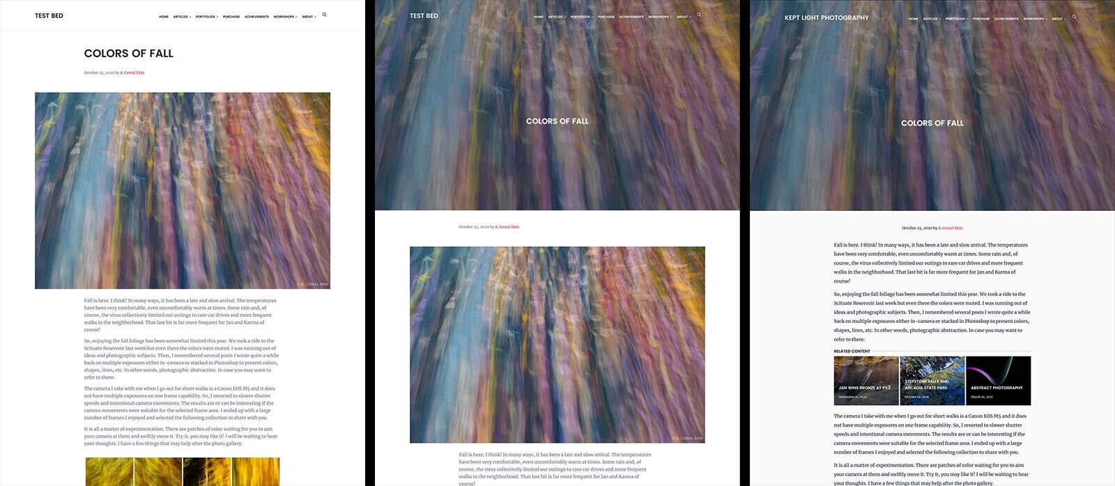 Page header or not